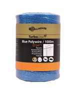 Blue electric fence wire 