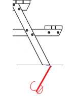 Moorings with plate for furniture