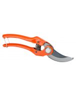 Forbici per potatura a lama incrociata con manici in acciaio stampato