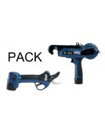 Pack : sécateur + lieur électrique à batterie