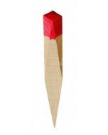 Piquet en bois peint - rouge