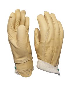 Gants cuir doublés molleton extérieur 