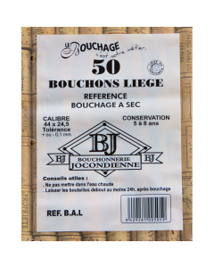 Bouchons 44x24 mm satinés