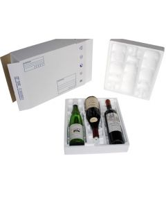 Coffret transport 3 bouteilles