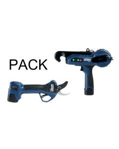 Pack : sécateur + lieur électrique à batterie 