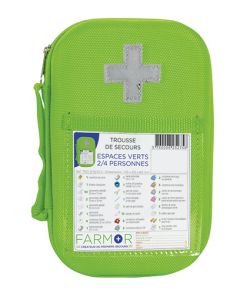 Trousse de secours espaces verts 2/4 personnes